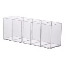 Organizador Mesa Porta Maquiagem 5 Divisorias Elegance