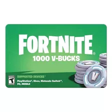 Fortnite 1000 Pavos V-bucks Gift Card (código Digital) 