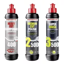 Kit Para Polimento Menzerna Fg400 + Mc2500 + Sf3500 -250ml