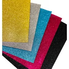 Papel Glitter Premium A4 180g 10 Folhas Escolha As Cores !