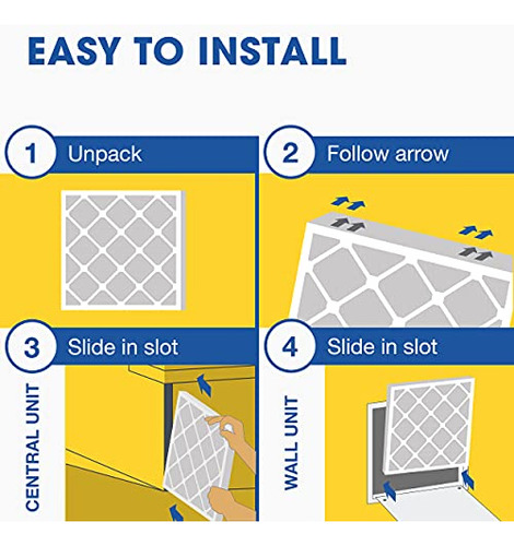 Filtro De Aire Plisado Aerostar 16x16x1 Merv 11, Horno Ac [u Foto 4