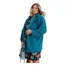 Casaco Teddy Plus Size