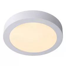 Lampara De Sobreponer Plafon Led 18w Luz Calida Color Blanco