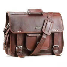 Hecho A Mano World Leather Messenger Bags Para Hombres Mujer