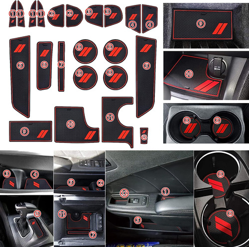 Senshine Accesorios Para Dodge Charger Cup Holder Inserto Y Foto 6