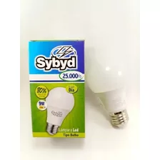  Lámparas Led Bulbo 9w E27 Luz Fria 220v Sybyd X 10 Unid