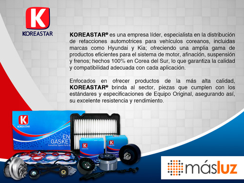 1- Base Amortiguador Delantera G3 L4 1.6l 07/09 Koreastar Foto 4