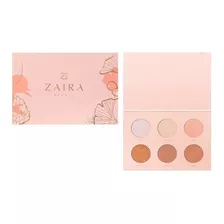 Zaira Beauty Paleta Blush 6 Polvos Compactos E Iluminadores