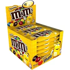 Chocolate Mms Com Amedoim Confeito 810g - 18 Sachês De 45g