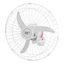 Ventilador De Parede Branco Bivolt Tufão Tron 60cm Oscilante