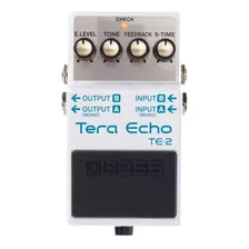 Pedal Boss Te2 Tera Echo Efeito De Ambiência Stéreo Te-2