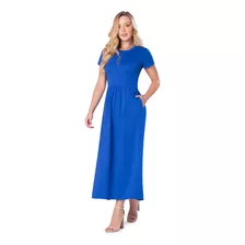 Vestido Mujer Azul Mp 69903