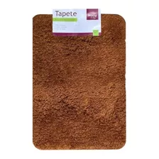 Tapete Felpudo 60x40cm Marrom - Wincy