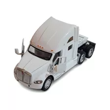 Caminhão Kenworth T700 Branco Kinsmart 12,5 Cm Comp. Loose