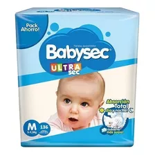 Babysec Ultra X 136 Unidades Tamaño Mediano (m)