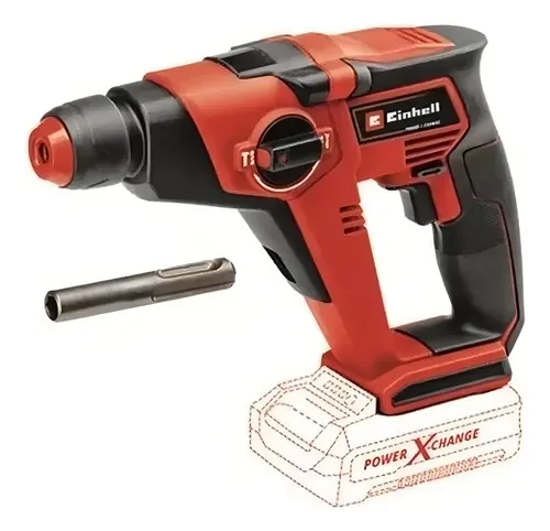 Rotomartillo Einhell Sds Plus Inalámbrico 18v Te-hd 18/12 Li Color Rojo