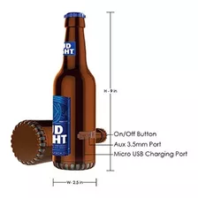 Budlight Bluetooth Botella Altavoz Diseño Auténtico Inalámbr