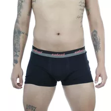 Cueca Preta Masculina Boxer Com Elastico Mais Confortavel