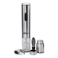 Kit Abridor Elétrico De Vinhos Oster Fpstbw8055 - Inox Cor Prateado