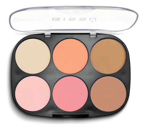Paleta Rostro Bissú Tono 02 La De Cajón Con Iluminador Rubor Bronceador