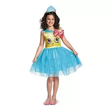 Disfraz Talla 4-6 Para Niña De Princesa Shopkins Cupcake