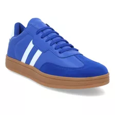 Tenis Deportivo Hombre Casual Super Sport Azul 683-13