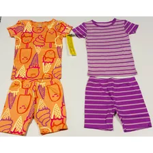 Pack 2 Pijamas Carters Talle 4 Y 5 Niñas Verano 