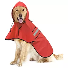 Impermeable Reflectante Perros, Poncho Ajustable Capuch...