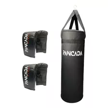 Saco De Treino Boxe 70 Cm Profissional+ 2 Pares De Bate Saco