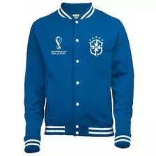 Chaqueta Tipo Universitaria Mundial De Fútbol Brasil Vinil 