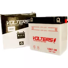 Bateria De Moto Volters 12n7-3b 12v 7ah