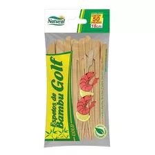 Espeto Hamburguer Golf 18cm Bambu C/ 10x50 Unid