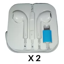 Audífonos Auriculares Manos Libre iPhone Con Cable Pack 