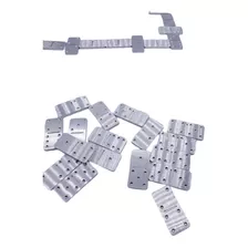 Mini Jogo Aluminio Domino De Bolso Para Viagens Estojo Metal