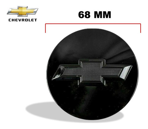 Kit De 4 Centros De Rin Chevrolet Camaro 2016-2021 68 Mm Foto 2