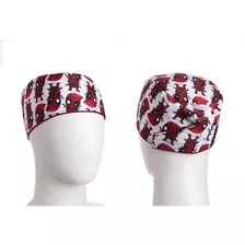 Gorros O Cofias Clínicos Quirúrgicos / Deadpool Blanco