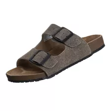 Sandália Masculina E Feminina Birken Em Couro Legitimo