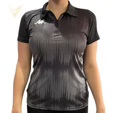 Camisa Polo Kappa Eloise Feminina Preto Original