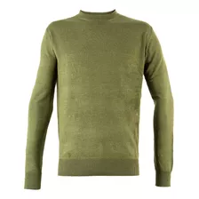 Sweater Hombre Braku Importado Clasico Diseño Trenza Verde