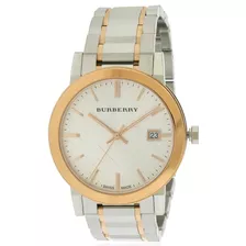 Burberry Gran Verificación De Sellado De Dos Tonos Reloj