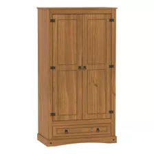 Ropero 2 Puertas Placard Madera Maciza Dormitorio Lcm