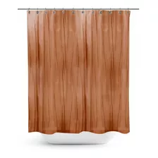 Set Cortina De Baño Forro Texte Chocolate 180 X 180 Cm Aspen