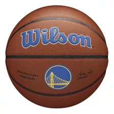 Bola De Basquete Wilson Nba Team Alliance Gs Warriors Tam 7 Cor Marrom