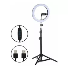 Aro De Luz Led Para Fotos Selfies Y Maquillaje + Tripode 2m 