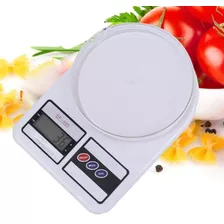 Balanza Pesa Digital Para Cocina Comercio 1g A 10kg / 227003 Capacidad Máxima 10 G Color Blanco