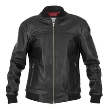 Campera Cuero Hombre Briganti Camperas Lisa Casual Premium