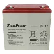 Bateria Recargable Seca 12v-20 Amp / Fp12200ev / Firstpower