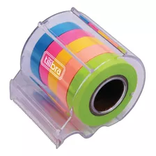 Bloco Adesivo Tili Notes Roller Colorido Fita - Rl 10mmx5mts