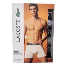 Bóxer Brief Lacoste Hombre Algodón 3 Pack