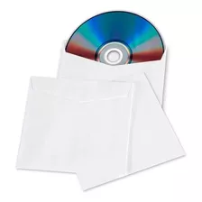 Sobres De Papel Para Cd X 100 U 75grs Sin Ventana Blancos